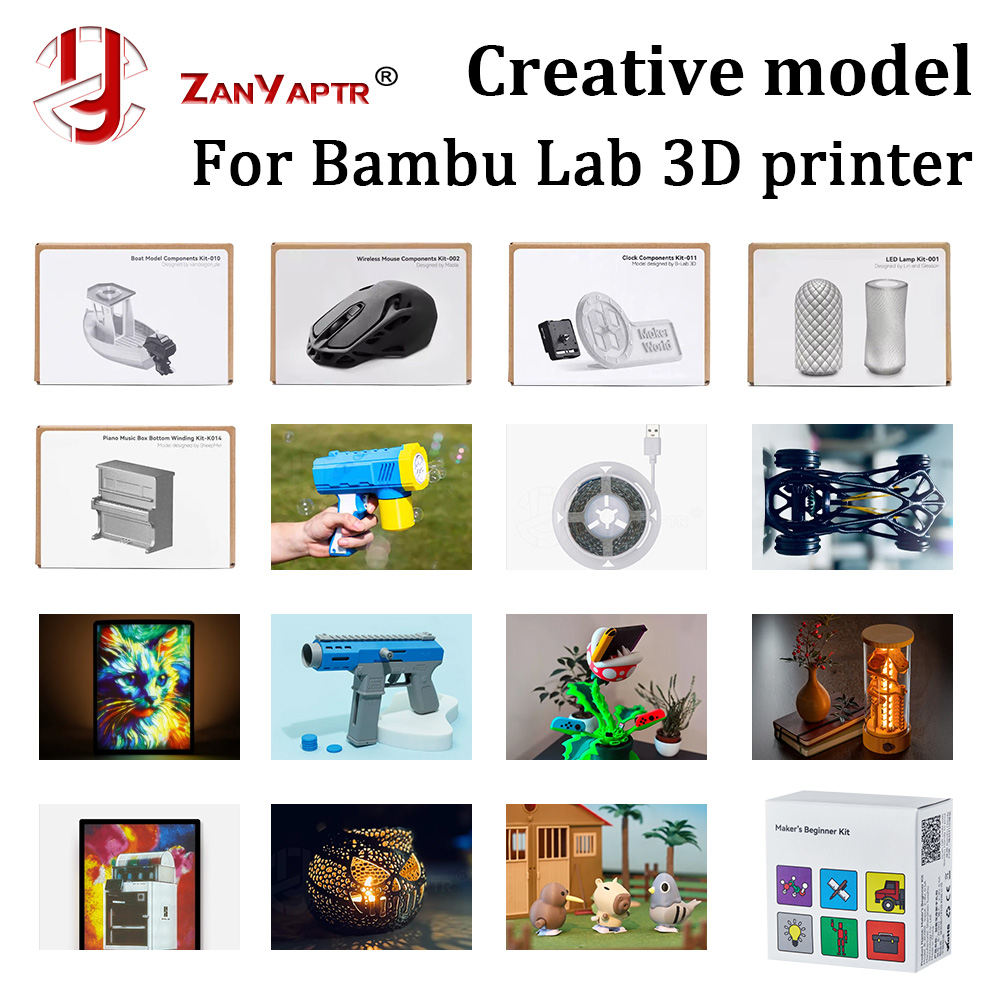 3D Printing Laboratory - Bambu Lab DIY Yaratıcı Model Bileşenleri