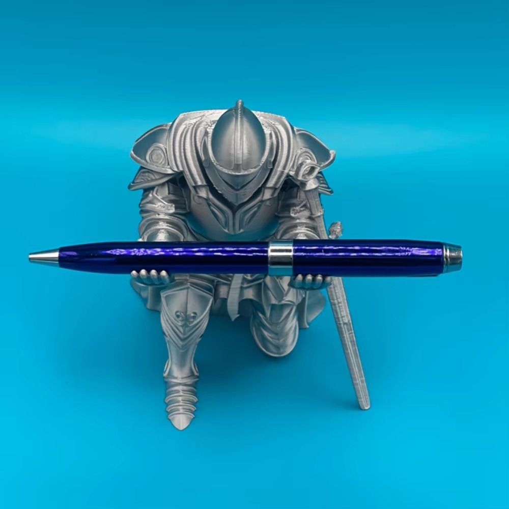 3D Printing Pen - Komik Diz Çökmüş Şövalye Kalemlik Yaratıcı