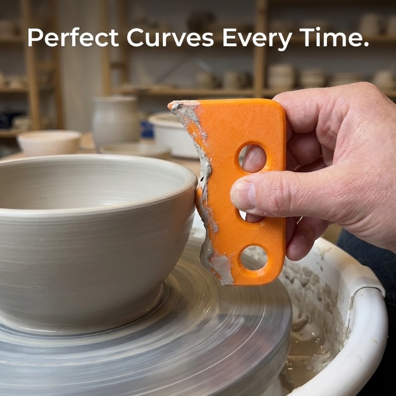 3D Baskı Çömlek Kaburga Aleti  - 3D Printing Clay incelemesi ve fiyatı