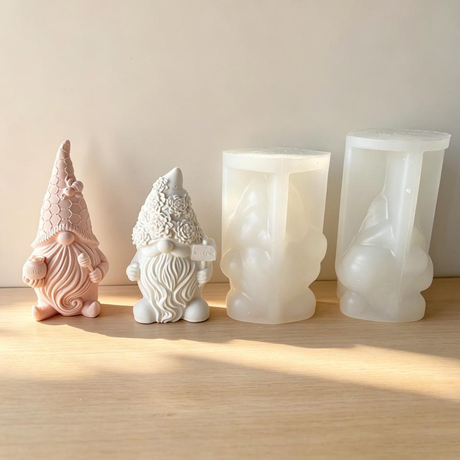 3D Noel Baba Cüce Silikon Mum  - 3D Printing Concrete incelemesi ve fiyatı