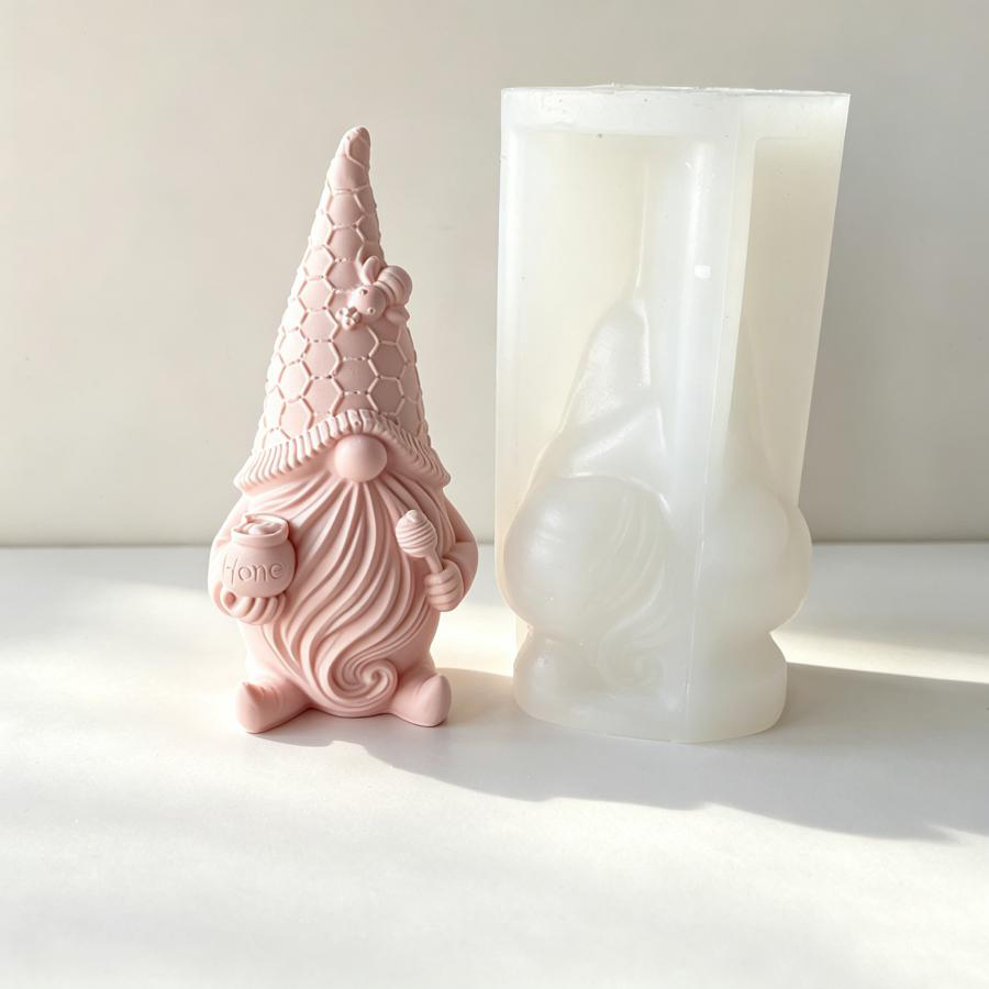 3D Noel Baba Cüce Silikon Mum  - 3D Printing Concrete incelemesi ve fiyatı