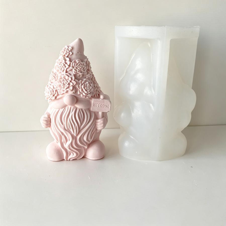 3D Noel Baba Cüce Silikon Mum  - 3D Printing Concrete incelemesi ve fiyatı