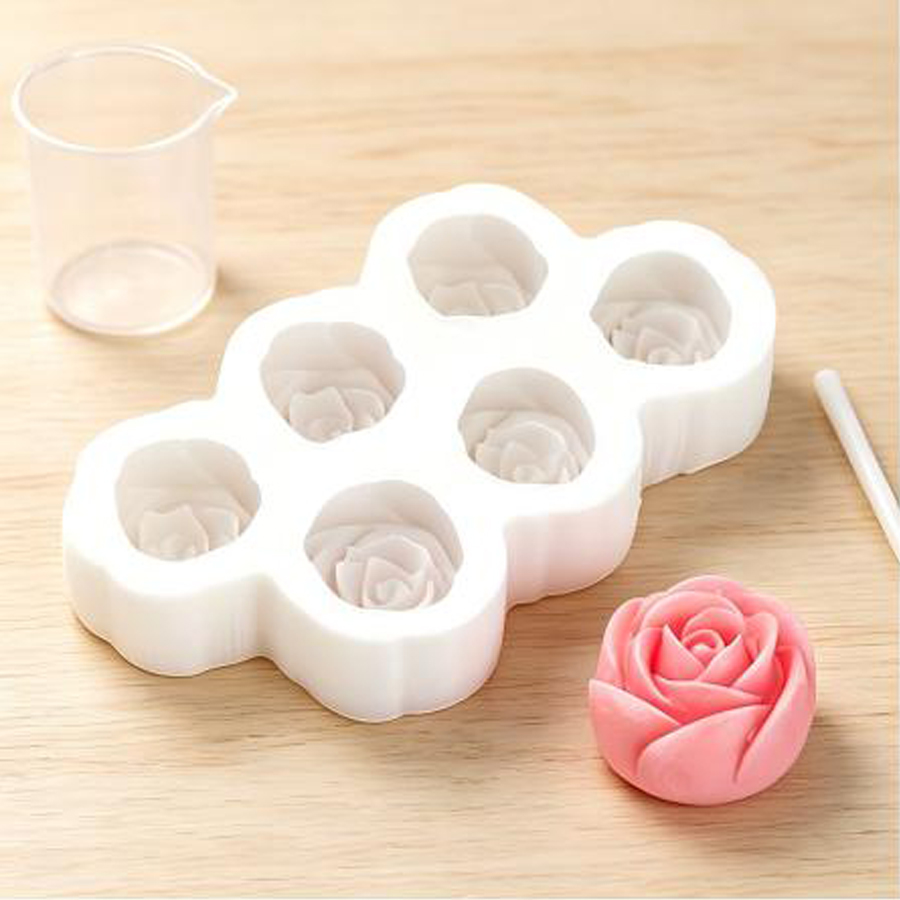 6'lı Gül Çiçeği Silikon Mum Ka - 3D Printing Concrete incelemesi ve fiyatı