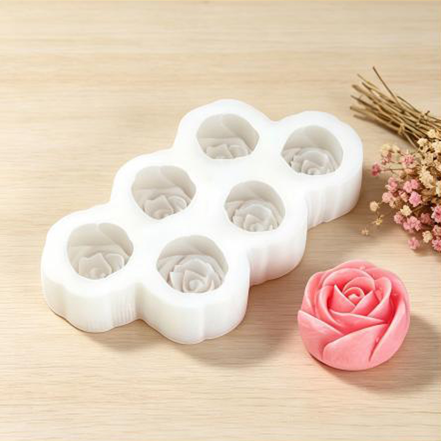 6'lı Gül Çiçeği Silikon Mum Ka - 3D Printing Concrete incelemesi ve fiyatı