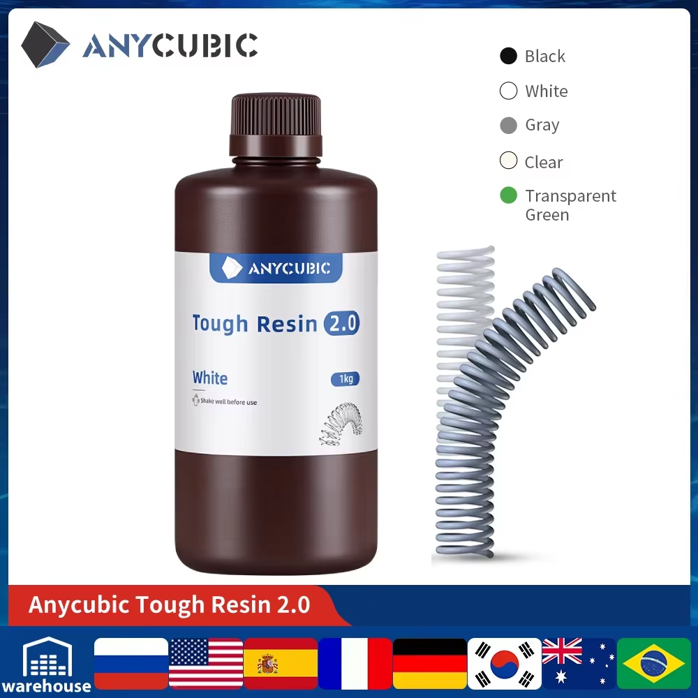 ANYCUBIC Esnek Sert Reçine 2.0 - 3D Printing House Machine incelemesi ve fiyatı