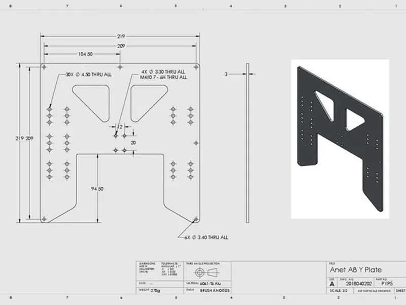 1 adet Anet A8 A6 3D yazıcı y- - 3D Printing Laptop incelemesi ve fiyatı