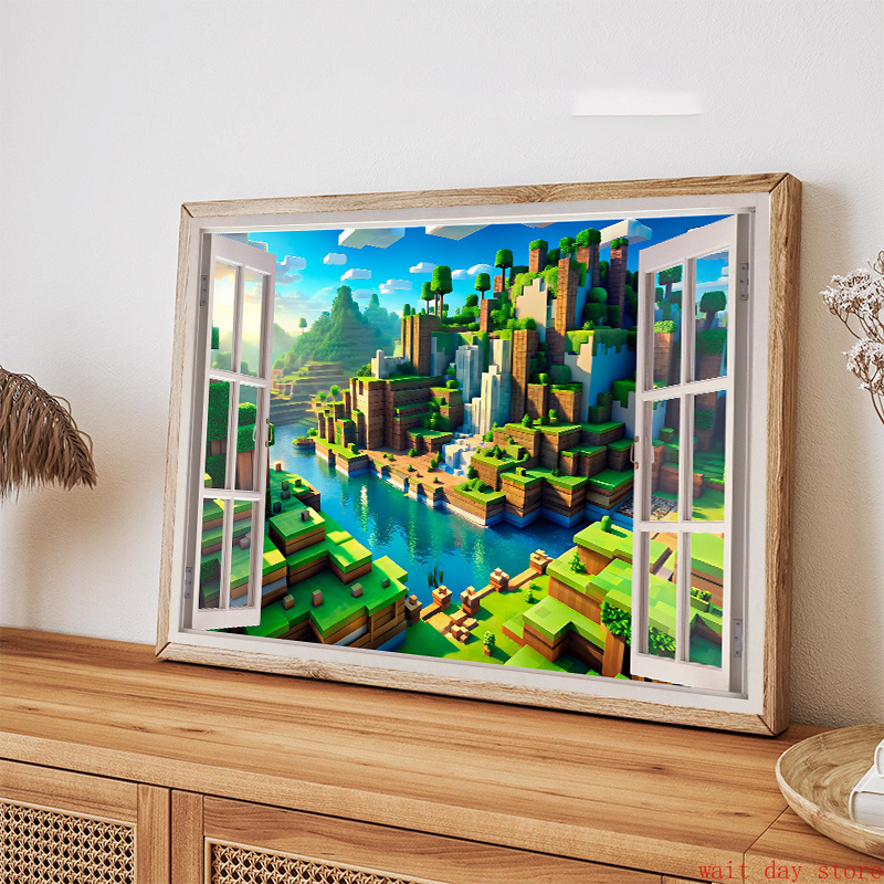 Blok Piksel Video Oyunu Manzar - 3D Printing Videos incelemesi ve fiyatı