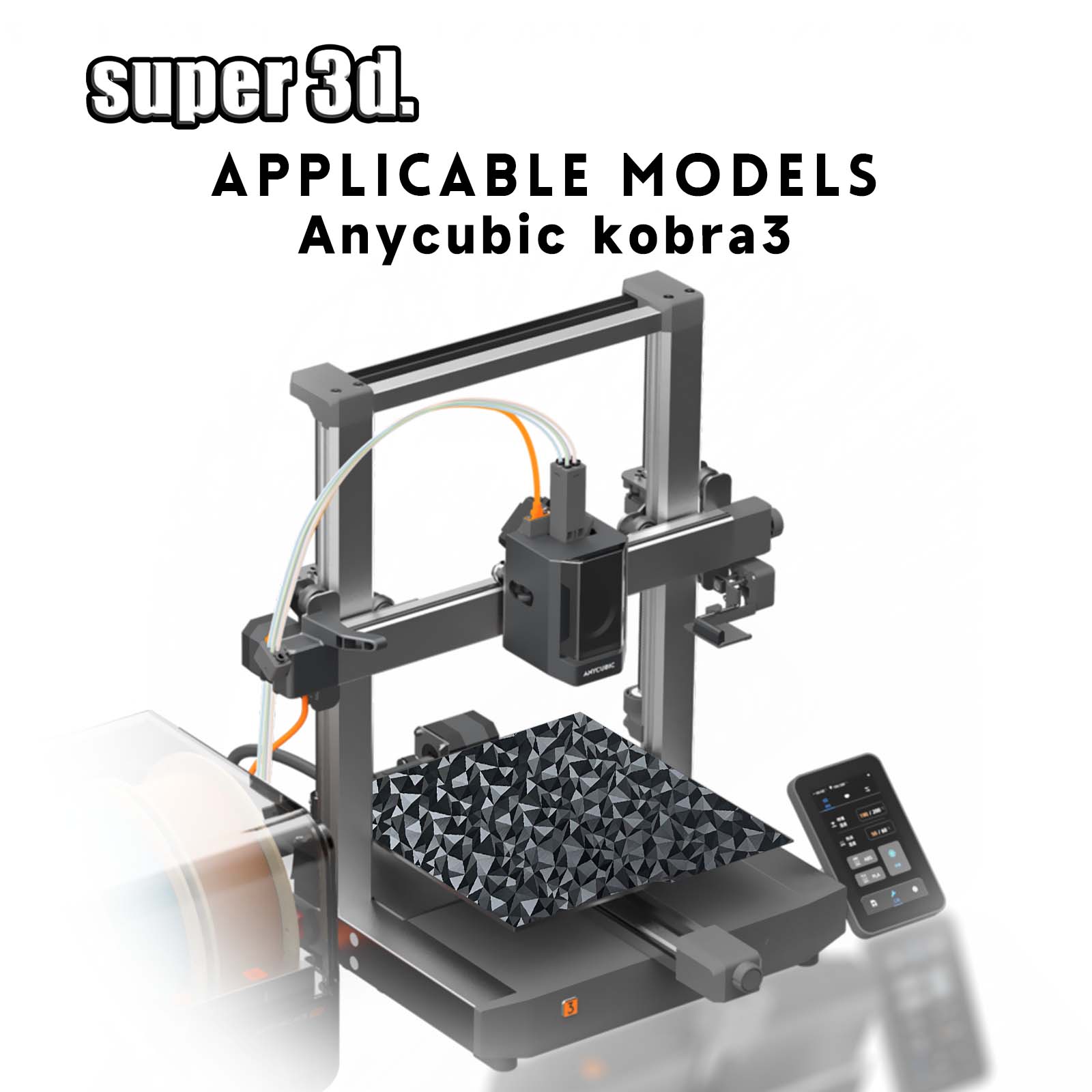 Kobra 3 için Çift Taraflı Bask - 3D Printer Bed Spring incelemesi ve fiyatı