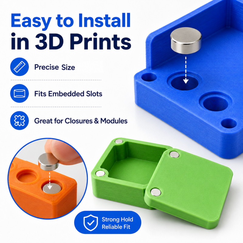200 adet/kutu 3D Baskı Mıknatı - 3D Printing Laboratory incelemesi ve fiyatı